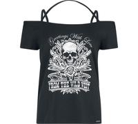 Pussy Deluxe Wild West Skull Shirt T-Shirt black XL