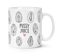 Pussy Juice 10oz Mug Cup Funny Rude Joke Lesbian LGBT Best Friend