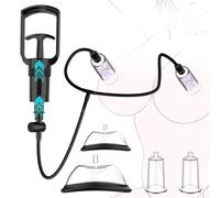 Pussy Pump Sex Toys,Adult Sex Toys for Female Vacuum Clitoral Vagina Pump Nipple Pussy Sucker, Women Sex Toys Nipple Pussy Sucking Toys Include 2 Pussy Cups & 2 Nipple Cups