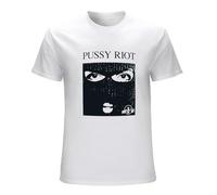 Pussy Riot Punk Band Rosyjska Rosja Prison Music T-Shirt Man's Fashion White Unisex Tees XL