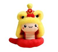 Pussycat Dolls New Year Dance Toy Cute Year Mascot Soft And Zodiac 12000w Amp (Red, 30cm)