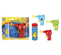 PUSTEFIX Bubble Gun, Assorted Colour, 70ml Bubble Solution, Colourful Bubbles, Made in Germany, Soap Bubbles Toy for Children's Birthdays, Weddings, Parties for Children and Adults