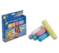 Pustefix Malefix Street Painting Chalk | Pack of 6 | Painting Chalk for Children and Adults | Variety of Colours | Bright and Strong | Water-Soluble | For Street and Yard