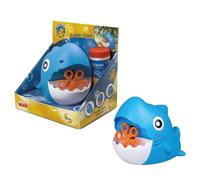 PUSTEFIX Mini Bubble Machine Shark, 70ml Bubble Solution, Colourful Bubbles, Made in Germany, Soap Bubbles Toy for Children's Birthdays, Weddings, Parties for Children and Adults