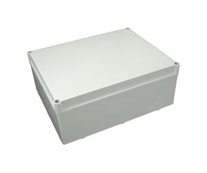 Puszka n/t hermetyczna 300x220x120 bez dławików IP56 szara S-BOX 616