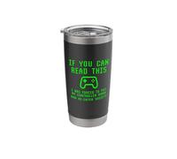 Put Controller Down Re-Enter Society Video Gamer Gaming Joke Stainless Steel Insulated Tumbler