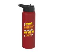 Put God First and You Will Never Be Last Inspirational God Stainless Steel Insulated Water Bottle
