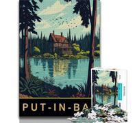 Put In Bay Ohio Puzzles for Adults Teens 1000pc Puzzle,Decompressing Intellectual Educational Toy Great Gifts And Toys 50x75cm