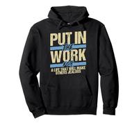Put In The Work Make Others Jealous Motivational Grind Pullover Hoodie