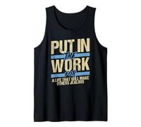 Put In The Work Make Others Jealous Motivational Grind Tank Top