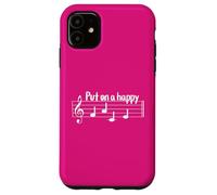 Put on a Happy Face Sheet Music Notes Case for iPhone 11