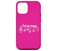 Put on a Happy Face Sheet Music Notes Case for iPhone 12/12 Pro