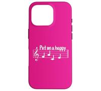 Put on a Happy Face Sheet Music Notes Case for iPhone 16 Pro