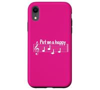 Put on a Happy Face Sheet Music Notes Case for iPhone XR