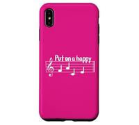 Put on a Happy Face Sheet Music Notes Case for iPhone XS Max