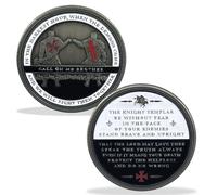 Put on Armor of God Challenge Coin Knights Templar Oath Challenge Coin