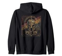 Put On The Full Armor Christian Warrior Faith Zip Hoodie