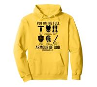 put on the whole armor of god christian Ephesians 6:13 Jesus Pullover Hoodie