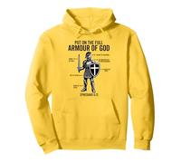 put on the whole armor of god christian Faith bible Believer Pullover Hoodie