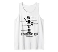 put on the whole armor of god christian Faith bible Believer Tank Top