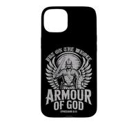 Put On The Whole Armour Of God Faith Warrior Design Case for iPhone 15 Plus