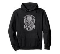 Put On The Whole Armour Of God Faith Warrior Design Pullover Hoodie