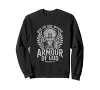 Put On The Whole Armour Of God Faith Warrior Design Sweatshirt