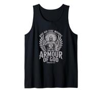Put On The Whole Armour of God Faith Warrior Design Tank Top