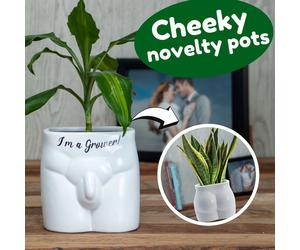 Put Some Plants on it " Im a Grower" Novelty Plant pot