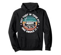 Put That In Your Pit And Smoke It BBQ Offset Smoker Pit Pullover Hoodie