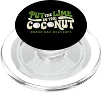Put The Lime in the Coconut Summer Sea Beach Holiday PopSockets PopGrip for MagSafe