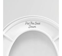 Put The Seat Down Toilet Seat Sticker Self-Adhesive Vinyl