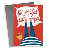 Put your feet up mama pregnancy card