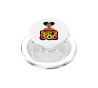 Put your full trust in God melanin sista christian black PopSockets PopGrip for MagSafe