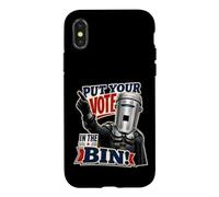 Put Your Vote In The Bin Count Binface British Elections Case for iPhone X/XS