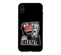 Put Your Vote In The Bin Count Binface British Elections Case for iPhone XS Max