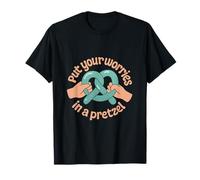 Put Your Worries in a Pretzel Yoga Mindfulness Graphic T-Shirt