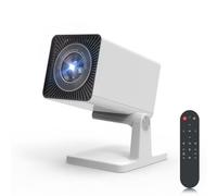 Putbecy Mini Projector 4K 1080P Support, 15000 Lumens with Android 11.0, Portable Projector for Bedroom and Outdoor Camping, 90° Rotatable, WiFi & Bluetooth, Autokeystone for Laptop/Game Console