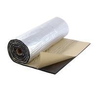 Putentfun 10mm Self Adhesive Aluminium Foil Insulation,Thermal Soundproof Cotton Layer,Heat Reflector & Radiant Barrier,Ideal for Roofs,Walls & Camper,1m x 10m(0.5m x 2m x 10Roll) = 10㎡