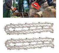 Putentfun 2 Pack Chainsaw Chain for 16 Inch (40cm) Bar,56 Drive Links, 3/8"LP 0.050" Gauge, Replacement Chain fits for Oregon Titan TTL758CHN, Einhell GH-EC 2040, McCulloch, Black & Decker Chainsaws