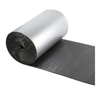 Putentfun 7mm Thick Self Adhesive Reflective Aluminium Foam Insulation, Camper Van Insulation, Closed Cell Foam Thermal Soundproof, Heat Reflector & Radiant Barrier, 2 Roll x 25cm x 10m(5㎡)