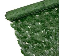 Putentfun Artificial Ivy Privacy Fence Screen, 3m x 1m Evergreen Leaf Decorative, Artificial Ivy Leaf Hedge Fence Screen, UV Fade Protection for Wall Landscaping Balcony Garden Outdoor Decor