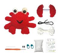 Putentfun Complete Crochet Kit for Beginners,Beginner Animal Crochet Kit,Knitting kit with Easy Colorful Yarn with Step-by-Step Video Tutorials,Ideal Creative DIY Gift for Adult Kids