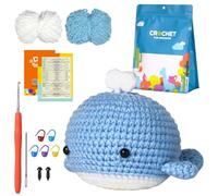 Putentfun Complete Crochet Kit for Beginners,Beginner Animal Crochet Kit,Knitting kit with Easy Colorful Yarn with Step-by-Step Video Tutorials,Ideal Creative DIY Gift for Adult Kids