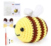 Putentfun Complete Crochet Kit for Beginners,Beginner Animal Crochet Kit,Knitting kit with Easy Colorful Yarn with Step-by-Step Video Tutorials,Ideal Creative DIY Gift for Adult Kids