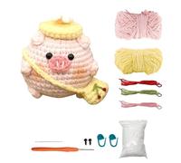 Putentfun Complete Crochet Kit for Beginners,Beginner Animal Crochet Kit,Knitting kit with Easy Colorful Yarn with Step-by-Step Video Tutorials,Ideal Creative DIY Gift for Adult Kids
