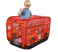 Putentfun Fire Engine Foldable Tent,Children's Play Tents,Pop Up Play Tent Playhouse,Children House Indoor Outdoor Play Toy Gift for Kids Toddlers,Portable Pop Up Play Teepee with Carry Bag