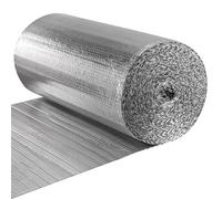Putentfun Foil Insulation Roll 25m x 60cm | Radiator Reflector Panels for Floor, Ceiling, Roof, Wall Insulation | 3-in-1 Reflective Foil Insulation Roll | Heat & Vapour Barrier Saves Energy