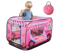 Putentfun Ice Cream Truck Foldable Play Tent for Kids,Playhouse Toy Pop Up Tent For Kids,Children House Indoor Outdoor Play Toy Gift for Girls Boys 3 4 5 Years Old