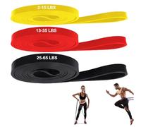 Putentfun Pull Up Bands Set,3 Levels for Men & Women,Pull Up Assistance Bands for Calisthenics,CrossFit,Powerlifting,Muscle Toning,Yoga,Stretch Mobility,Exercise Bands